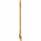 Ekena Millwork Portland Rough Sawn Timber Gable Bracket, Western Red Cedar, 108"W x 58"H x 2"D x 4"F, 13/12 Pitch GBW108X58X0204POR00RWR - alternate 2